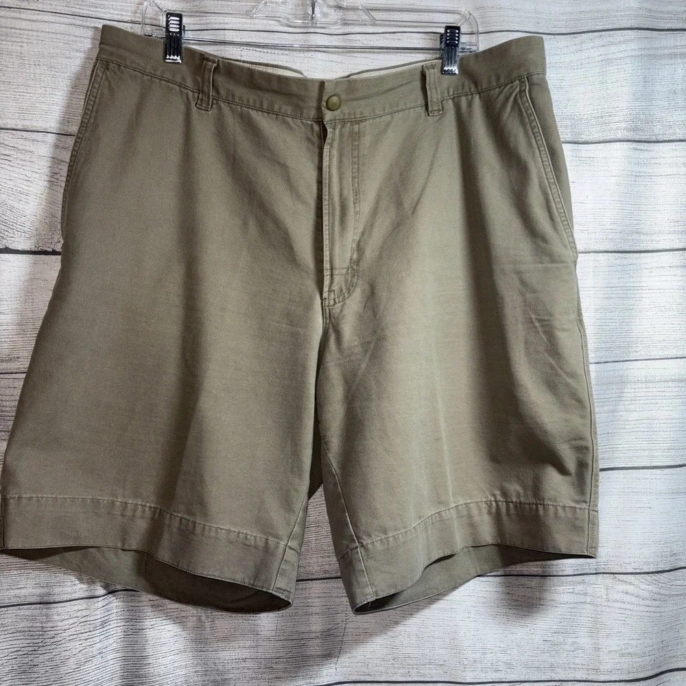 Mens Columbia Chino Shorts‎ Khaki Men's Size 38 Flat Front 10